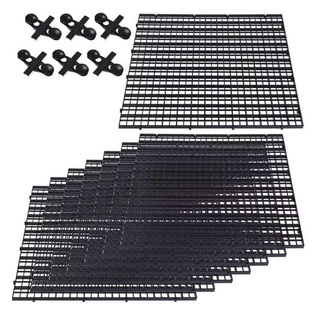 4Pack Aquarium Divider Tray Egg Crate Grid Fish Tank Divider Bottom Isolation