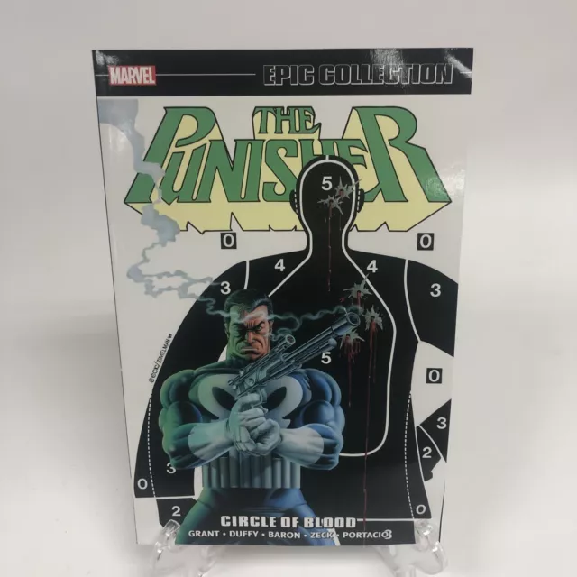 DAMAGED Punisher Epic Collection V 2 Circle of Blood Marvel Comics TPB Paperback
