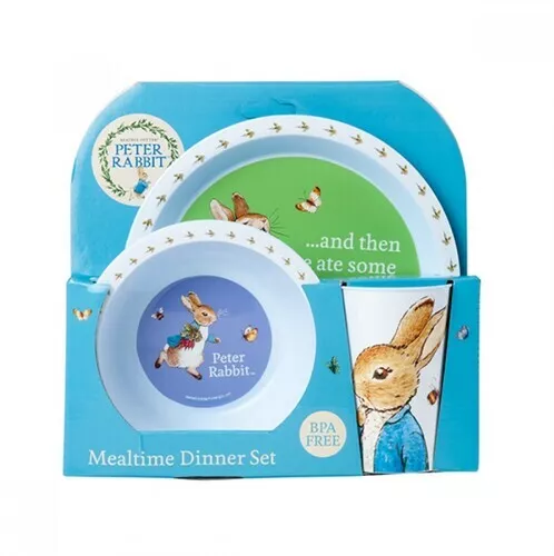 Peter Rabbit 3 Piece Dinner Set - Peter Rabbit