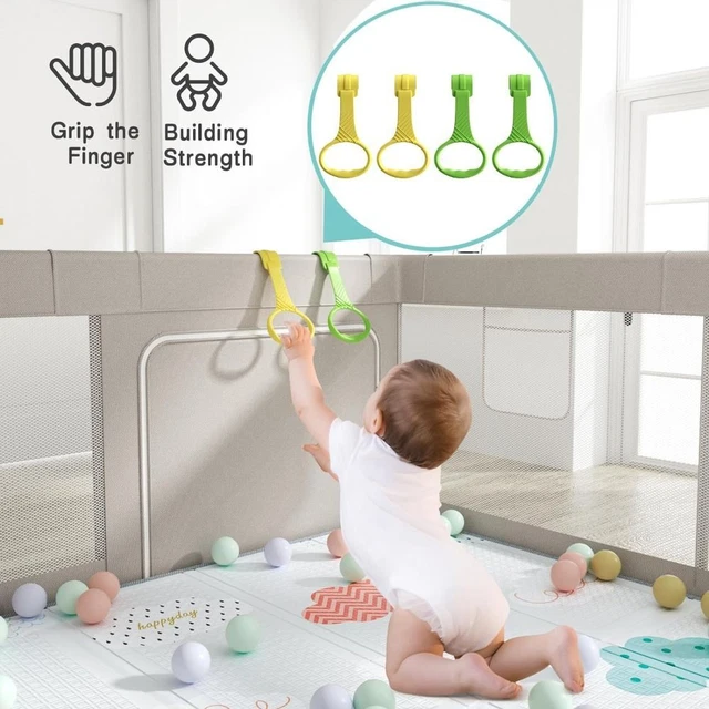 Light Weight Playpen Pull Ring Solid Color Baby Walking Assist Tools