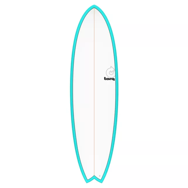 Planche de Surf torq epoxy tet 6.6 Mode fish Bleu Pinline