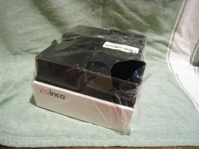 Winco 12 Pack Plastic Sugar Packet Holders Black PPH-1K Tableware Restaurant NEW