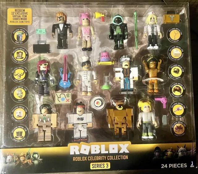 12 Roblox Celebrity Series 6 8 Figures Kids Toys Gift Set Lot NEW 22pc-No  Codes