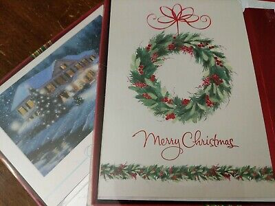 Boxed Christmas Cards by Image Arts Merry Christmas and Season Greetings 2 Boxes