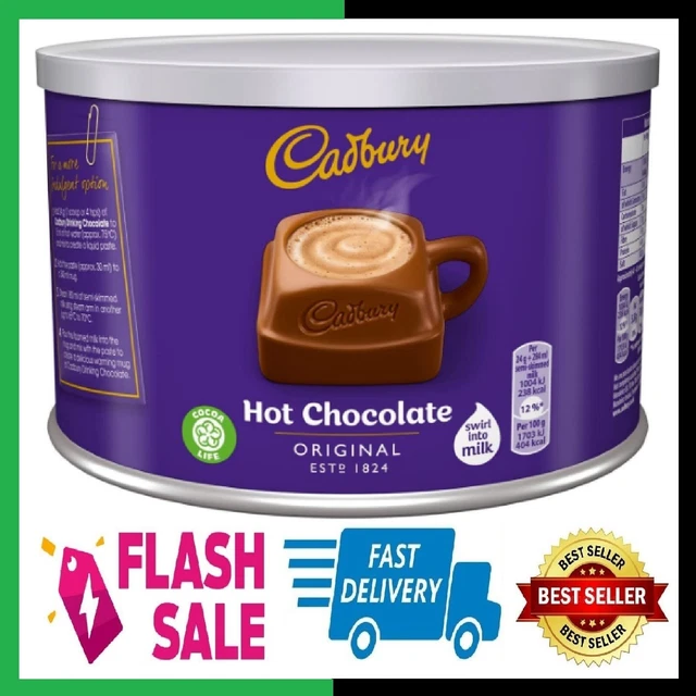 CADBURY INSTANT HOT Chocolate Milk Powder 1 Kg Smooth Hot Drinking