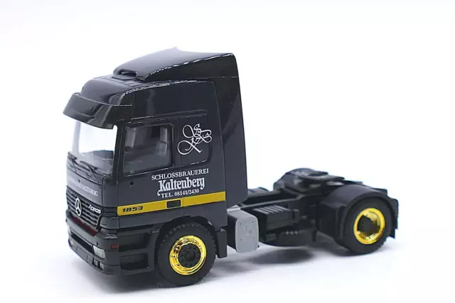 A093 HERPA LKW MB Mercedes-Benz Actros 1853 MP1 Zugmaschine Kaltenberg GEBRAUCHT