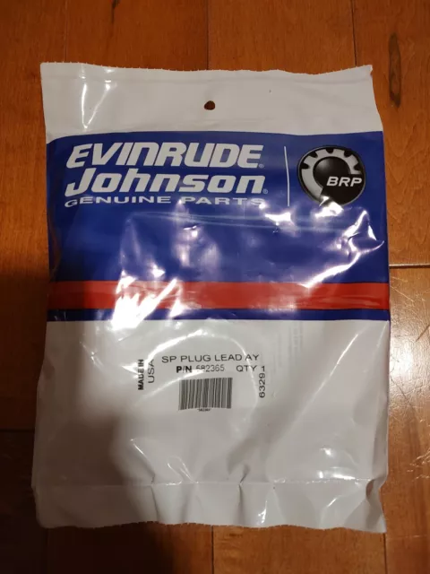 Evinrude Johnson Omc Brp Lead Wire Spark Plug Assembly 582365 0582365 Outboard