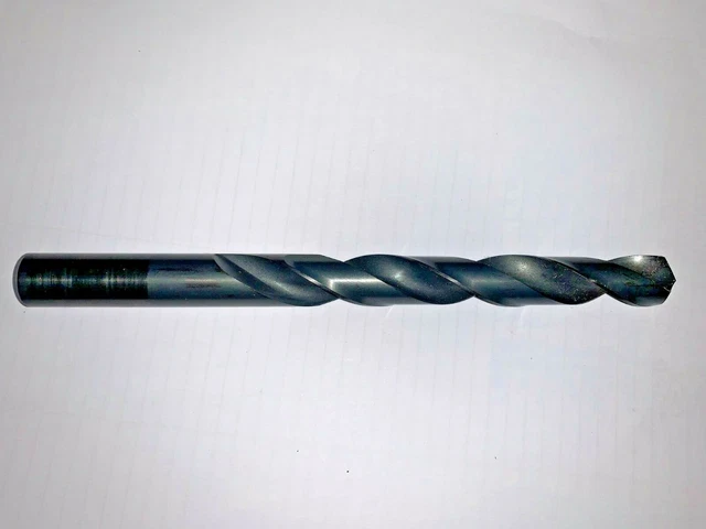 Precision Twist Drill Bit, 9/16" Dia., 2 Flute, 5" Flute, 7" Oal