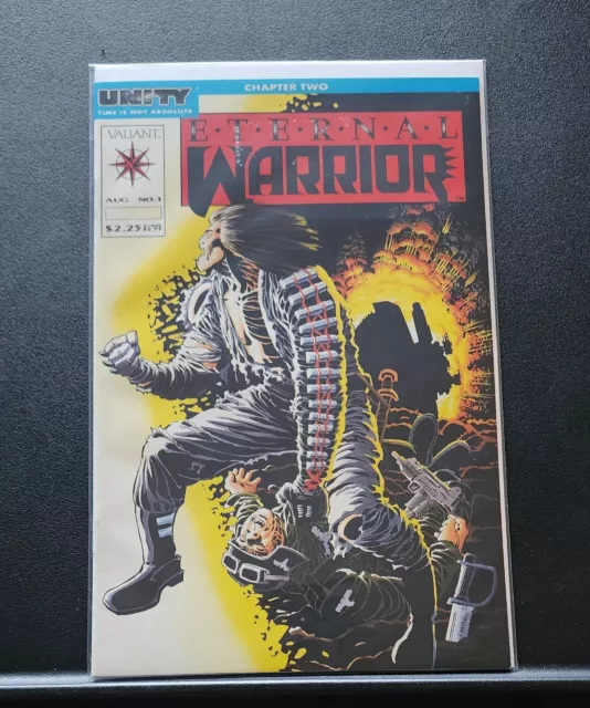 Valiant Comics Eternal Warrior #1 August 1992 Frank Miller Cover