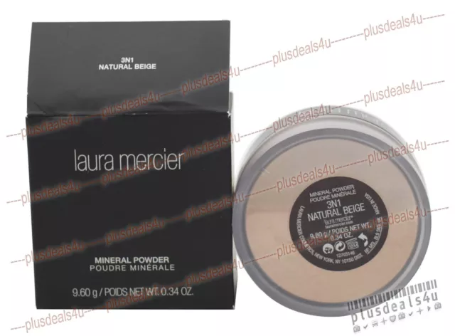 Laura Mercier Loose Mineral Powder 3N1 Natural Beige 0.34Oz/9.60g New In Box