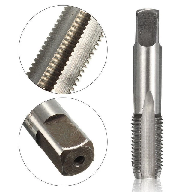 Taraud Conique 1/8-27 NPT En Acier Rapide - Neuf Sans Marque Pour Réparation