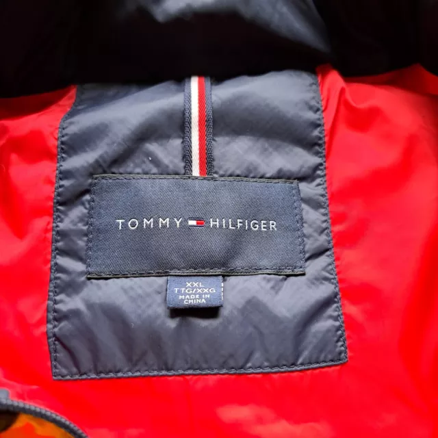 Tommy Hilfiger Puffer Vest Color Block Full Zip Men XXL 2XL Primaloft 3