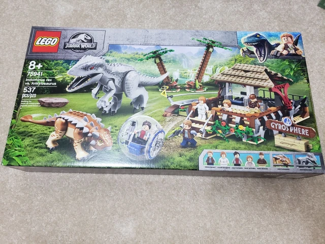 LEGO JURASSIC WORLD Indominus Rex vs. Ankylosaurus Set 75941 Dinosaur ...