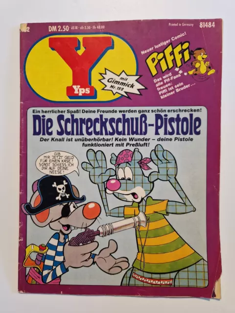 YPS Heft Nr.152 ohne Gimmick, mit Robin Ausdemwald, Mister Melone, Pif und Herku