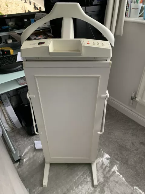 Corby 7700 Trouser Press in White Wood Finish