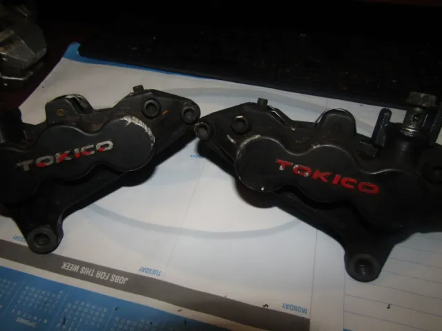 suzuki gsf 1200 bandit 2001 - 2005 front brake calipers Tokico 6 pots