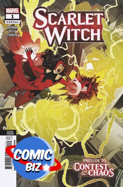Scarlet Witch Annual #1 (2023) 2Nd Printing Nieto Variant Cover Marvel Comics