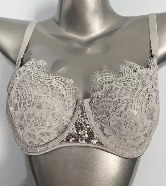 NWT VICTORIAS SECRET Dream Angels Wicked Unlined Uplift Lace Bra