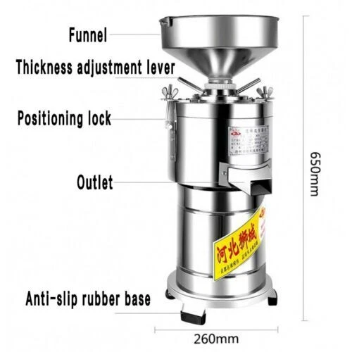 110V 220V Peanut Butter Machine Nuts Butter Making Machine Sauce Paste Grinder