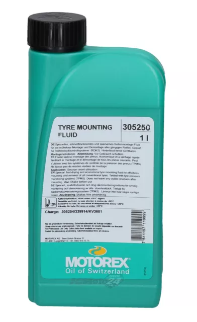 MOTOREX Tyre Mounting Fluid Reifenmontageflüssigkeit 1Liter