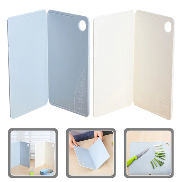 2 Pcs Reusable Chopping Board Food Child Collapsible Cutting Board Small Boards