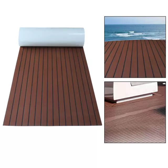 EVA Foam Teak Decking Boat Flooring Carpet 94.5"x17.7" Deck Pad Deck Flooring