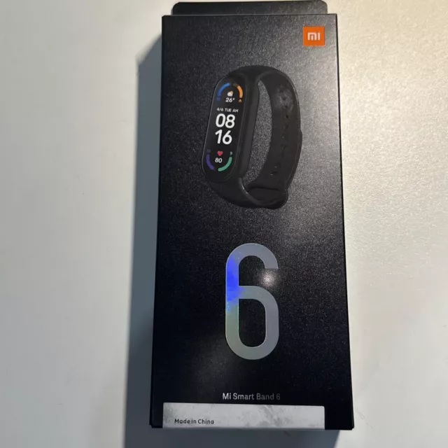 Montre Bracelet connecté Xiaomi Mi Smart Band 6 Sport & Santé Unisexe Noir