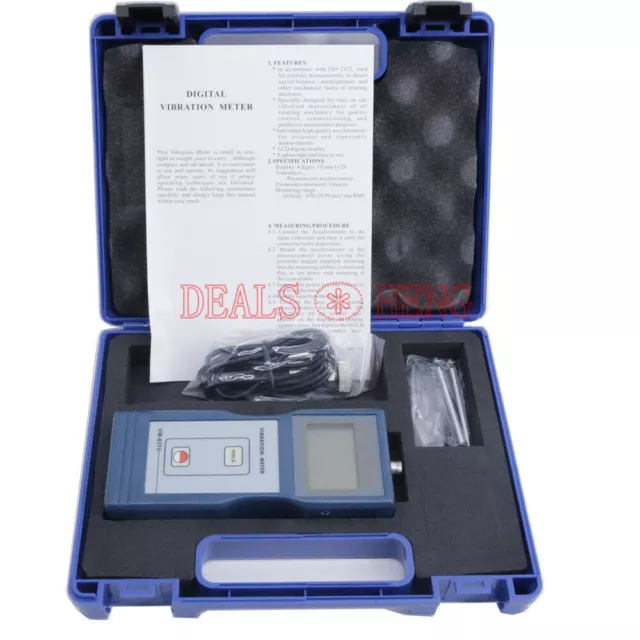 ONE VM-6310 Misuratore di vibrazioni True RMS Gamma vibrometro digitale 0,01~199,9 mm/s
