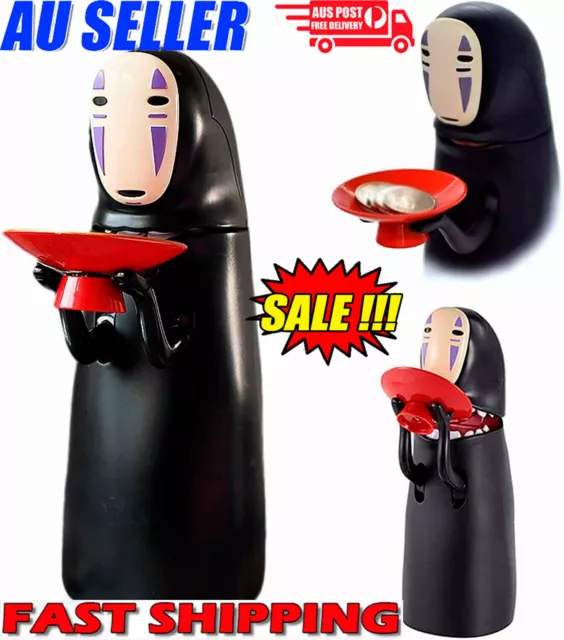 Spirited Away No Face Man Eat Coin Money Box Kaonashi Piggy Bank Kids Toy Gift~