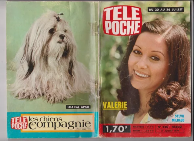 Tele Poche 1974 N°440 Complet - Sylvie Milhaud