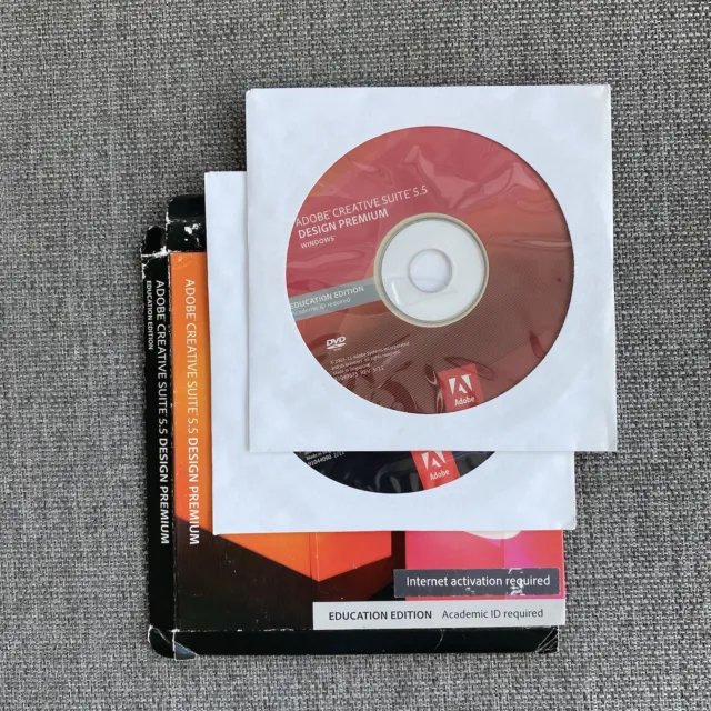 Adobe Creative Suite 5.5 CS5.5 Design Premium For Windows (Education Edition)