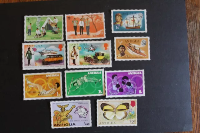 Divers timbres neufs Antigua