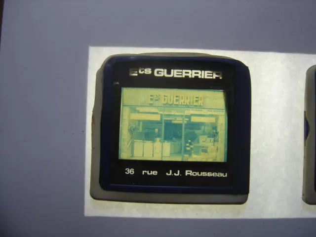 LOT Diapositive Photo Diapo Slide ETABLISSEMENTS GUERRIER rue JJ Rousseau Dijon