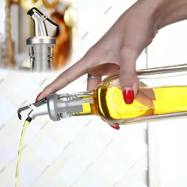 Olive Oil Sprayer Liquor Dispenser Wine Pourers Flip Top Stopper Kitchen Tools