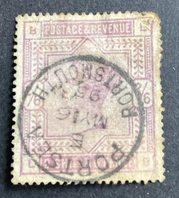 GB QV, 1883-84, sg178, 2/6d Crimson, Fine Used - Portsea Postmark