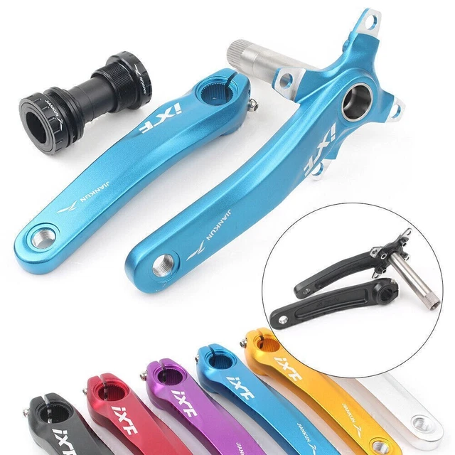 Vilebrequin Vélo 170 Mm - BCD 104 Mm Avec Support De Pédalier - Pour VTT Et Vélo De Route
