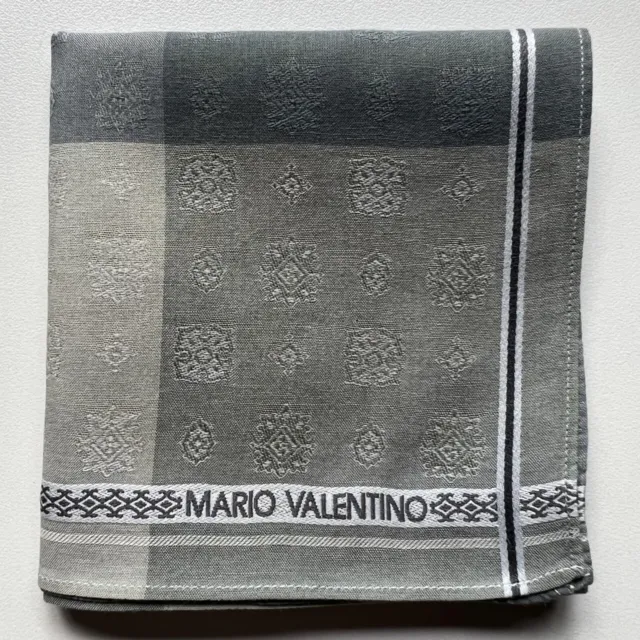Handkerchief Vintage Men's Art Geometric Patterned Pocket Square Cotton 17"