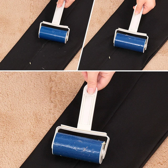 Reusable Pet Fluff Sticky Roller Lint Cleaner Washable Hair Remover~ Dust A3B7