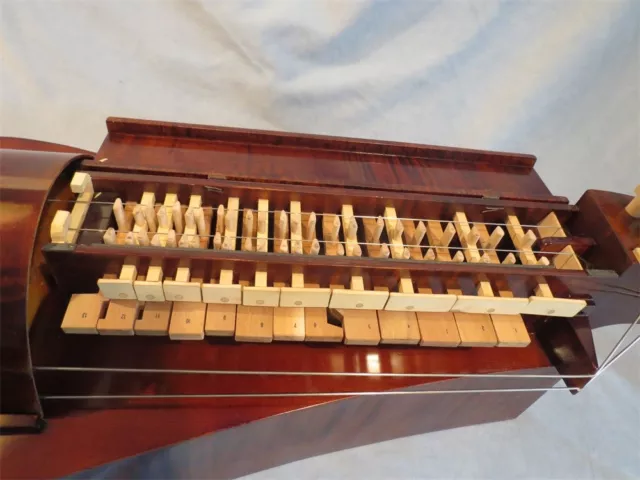 original fait main 6 cordes 23 clés vielle hurdy vielle, bois d'érable 6