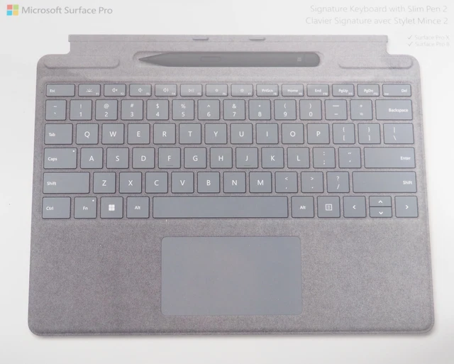 MICROSOFT SURFACE PRO Signature Keyboard with Surface Slim Pen 2 Ice