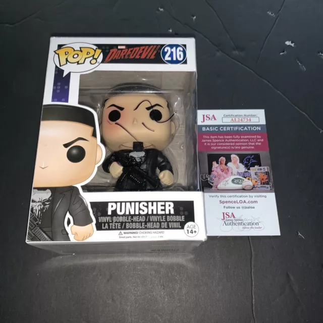 Jon Bernthal Signed Marvel Daredevil The Punisher Funko Pop JSA A