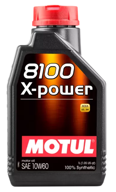 MOTUL Huile de graissage moteur 8100 X-POWER 10W60 1L