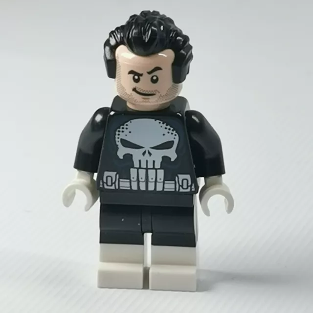 Lego (Daily Bugle 76178) The Punisher minifigure Sh722 Marvel Superhero