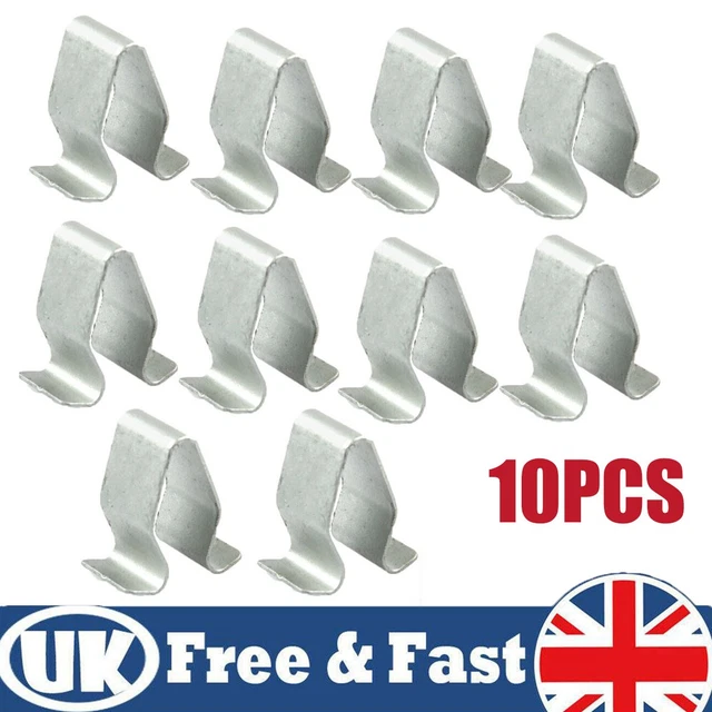 10-Pack Metal Trim Clips For VW / Seat / Audi / Skoda – Boot Tailgate Interior Lining, 3B9867289 / 4B0867276A