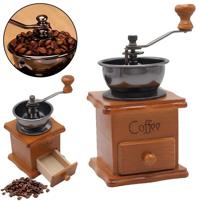 Moulin à café manuel avec réglages réglables Machine à expresso en