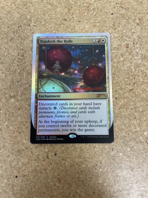 MTG FOIL HAPPY Holidays 2020 Promo Topdeck the Halls (NM) $70.00 