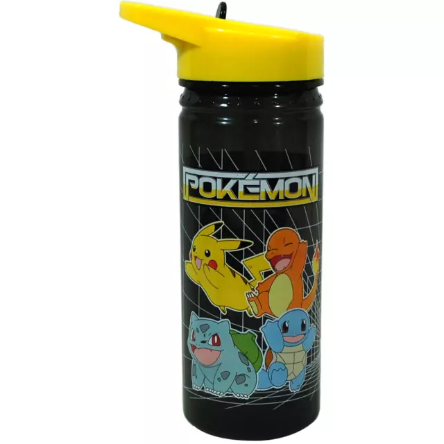 Pokemon Borraccia personalizzata Pikachu per bambini, in acciaio inox, con  Pikachu, per la scuola, colore nero/giallo : : Giochi e giocattoli