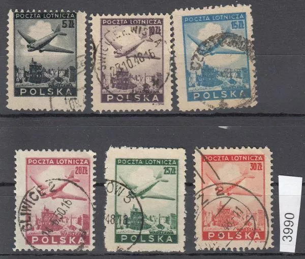 Briefmarken Polen gestempelt
