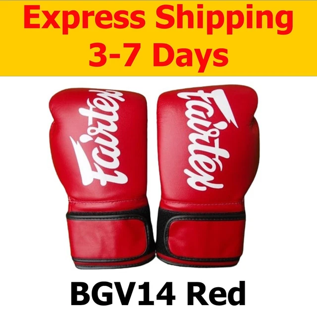 Fairtex BGV27 - Guanti Da Boxe Amatoriali Per Sparring, Schiuma Modellata, Imbottitura Alta Densità, Leggeri