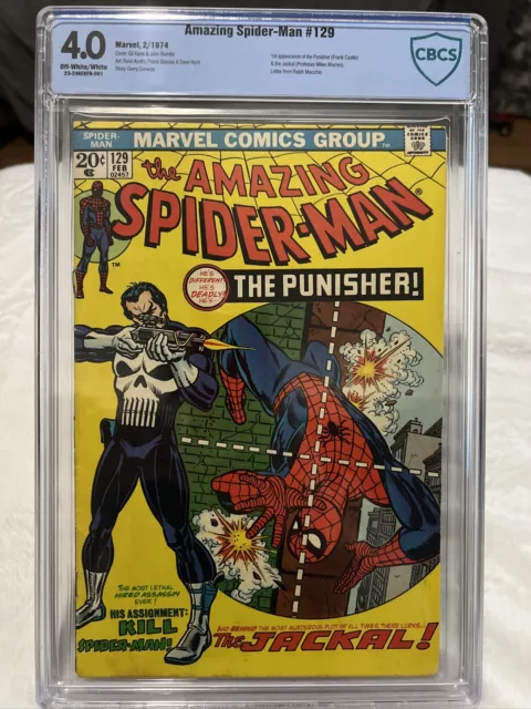 Amazing Spider-Man 129 Cbcs 4.0  1st appearance of the PUNISHER Marvel Key